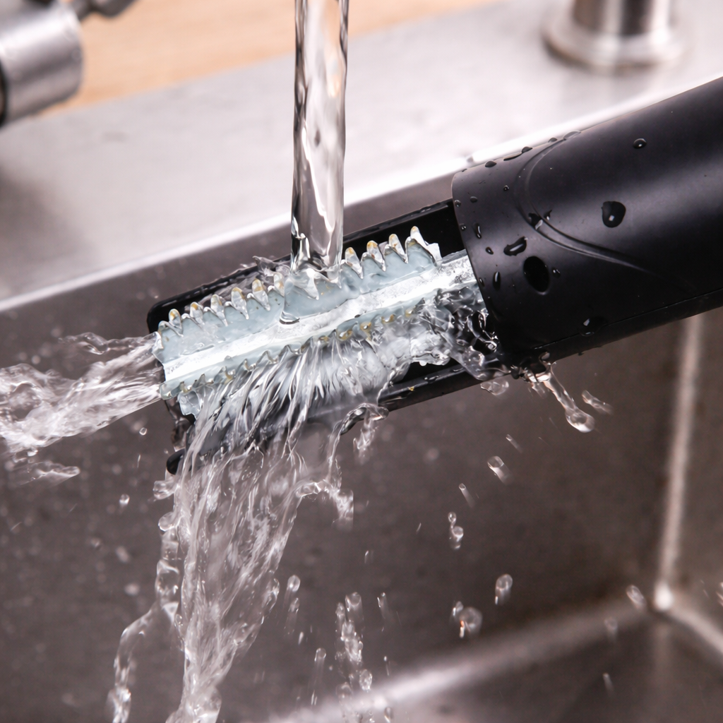 Máquina elétrica portátil para remover escamas de peixe de alta potência – limpeza rápida, sem cansar as mãos