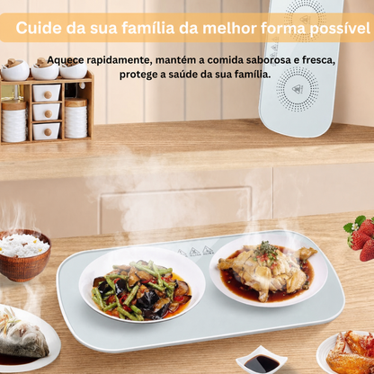Aquecedor de alimentos, descongelador de alimentos, secador de alimentos
