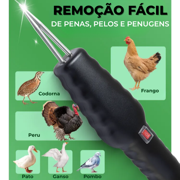 Depenador De Aves Portátil E Manual