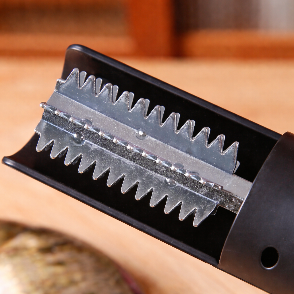 Máquina elétrica portátil para remover escamas de peixe de alta potência – limpeza rápida, sem cansar as mãos