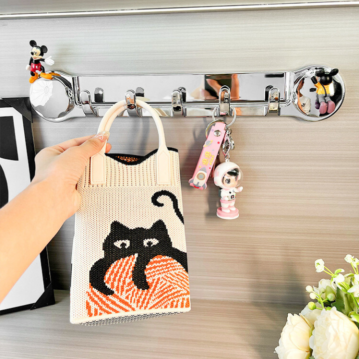 🎄70% DESCONTO | Suportes Em Aço Inox Com 5 Ganchos, Práticos E Capazes De Suportar Até 20 kg