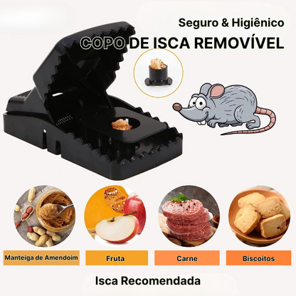 Mais Vendido™ – Armadilha de Pressão para Ratos | Robusta e de Alta Resistência