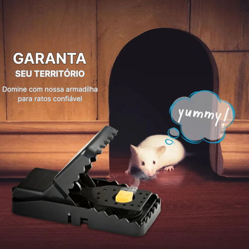 BestSeller™ - Armadilha de Prensar para Ratos – Armadilha Robusta e de Alta Resistência