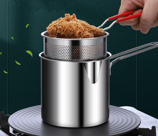 Frigideira Multifuncional De Aço Inoxidável 304, Frigideira Com Filtro Economizador De Óleo