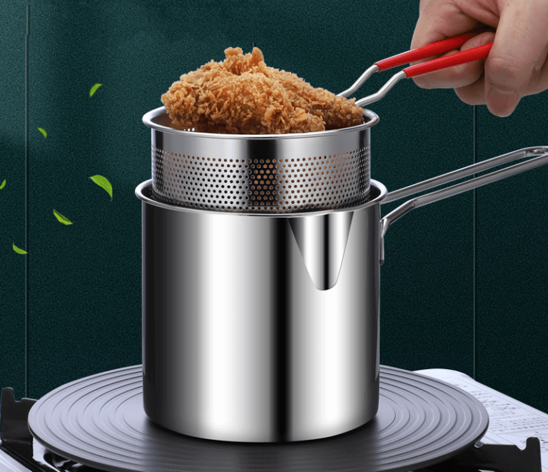 Frigideira Multifuncional De Aço Inoxidável 304, Frigideira Com Filtro Economizador De Óleo🔥