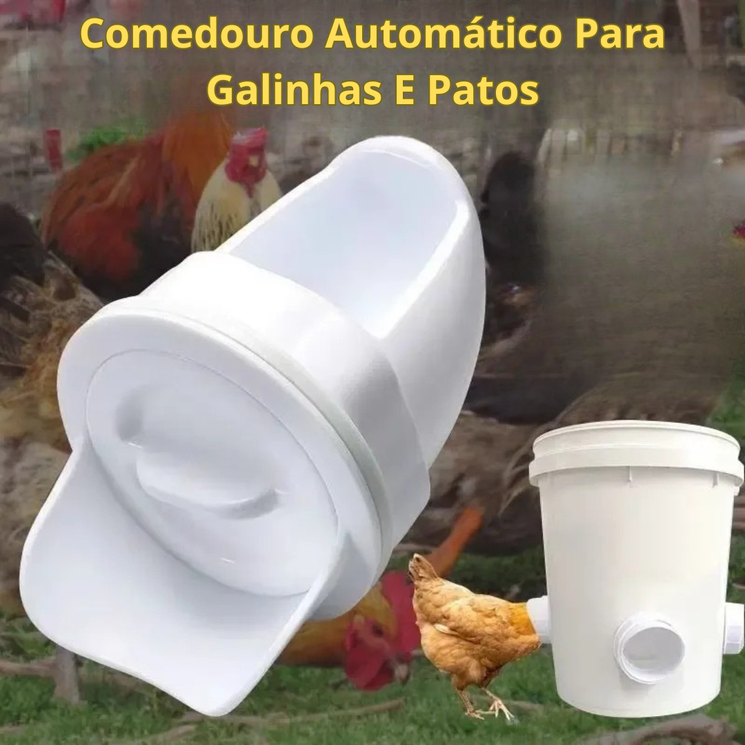 70% OFF| Porta De Alimentação Automática Para Galinhas E Patos Para Todos Os Tipos De Baldes – Inclui Broca Serra Copo