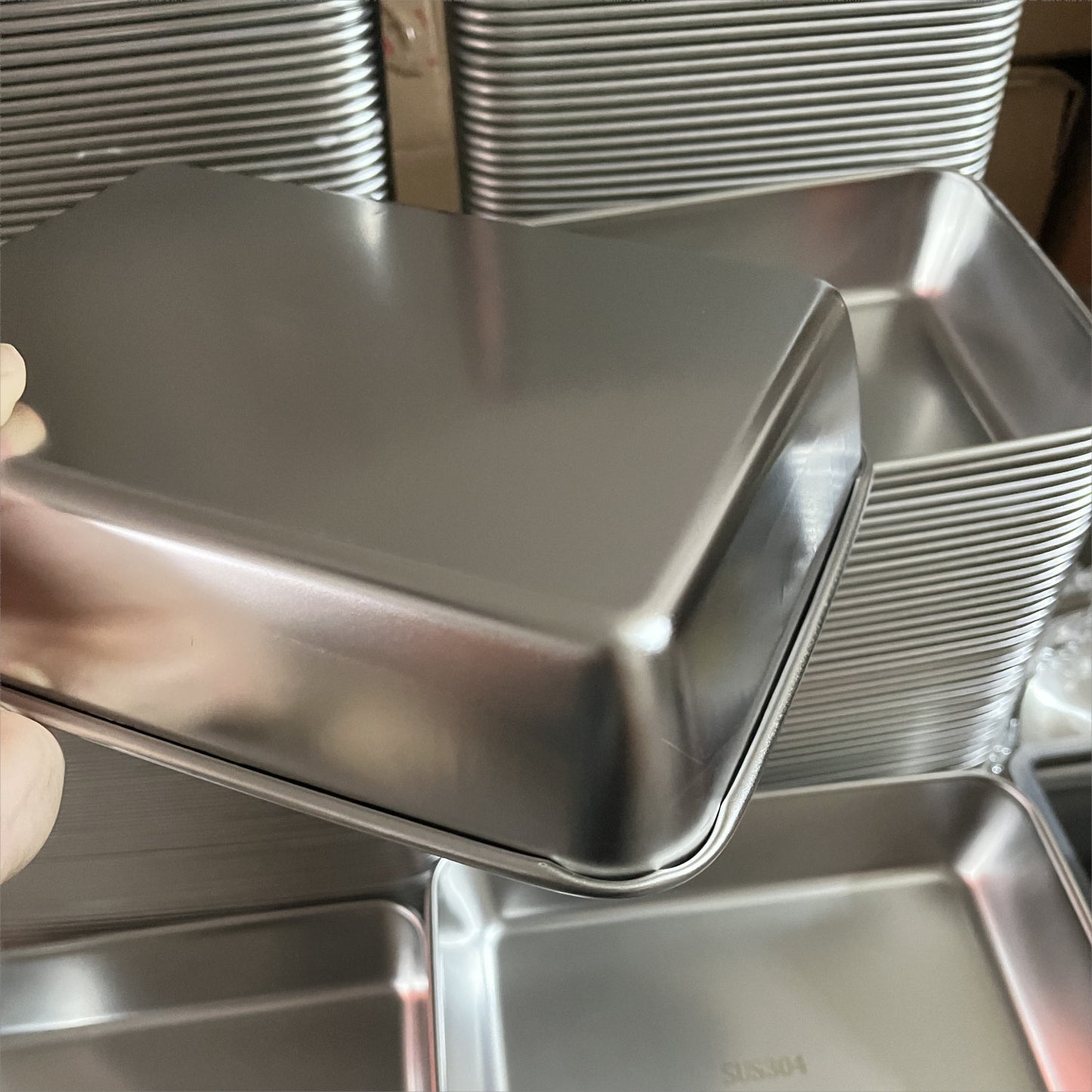 Conjunto de 3 caixas de armazenamento de alimentos (25 x 20 x 6 cm)