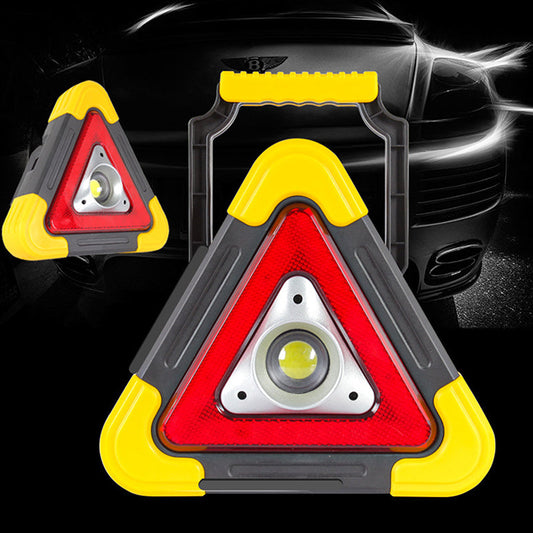 70% DE DESCONTO | Triângulo de Emergência 3 em 1 para Carro com Luz LED Integrada