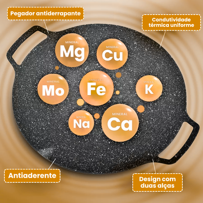 🇵🇹 Frigideira de pedra Maifan antiaderente de 6 camadas compatível com fogões de indução IH