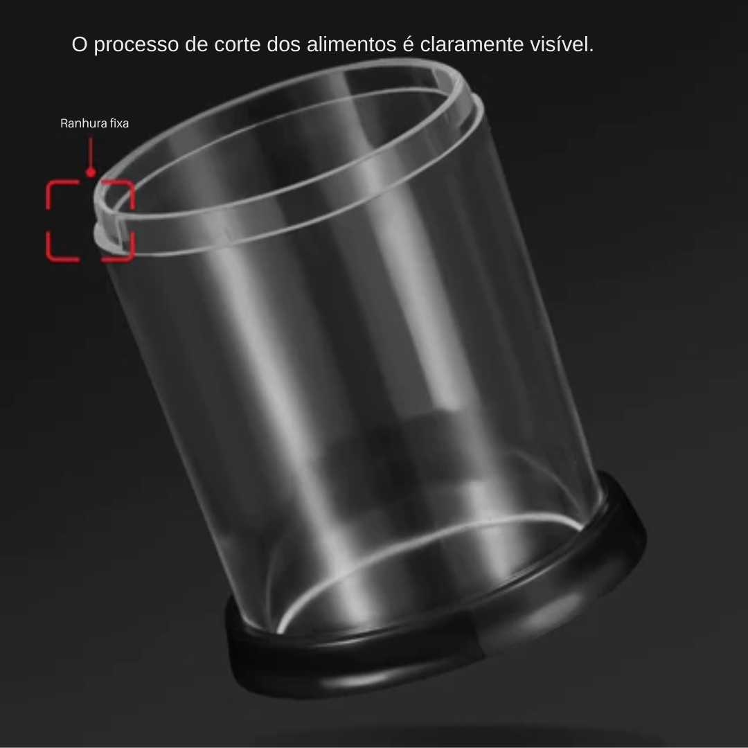 KitchenHelp™ Picador de aço para alho, cebola, gengibre, pimenta e fruta