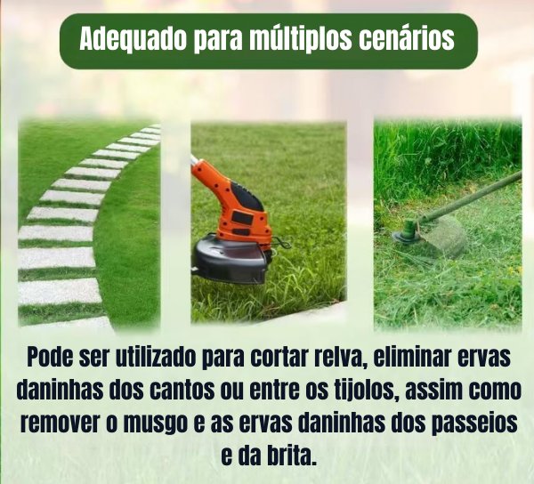 A cabeça de corte tem 6 ramificações em aço inoxidável