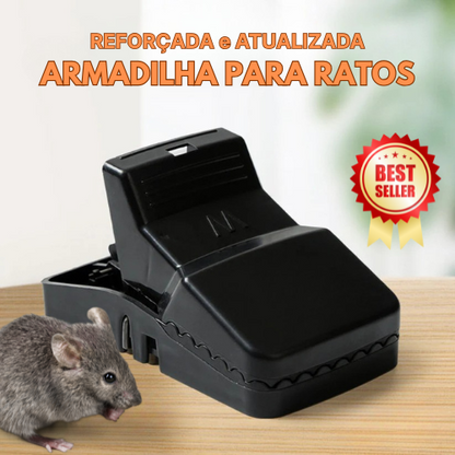 Mais Vendido™ – Armadilha de Pressão para Ratos | Robusta e de Alta Resistência