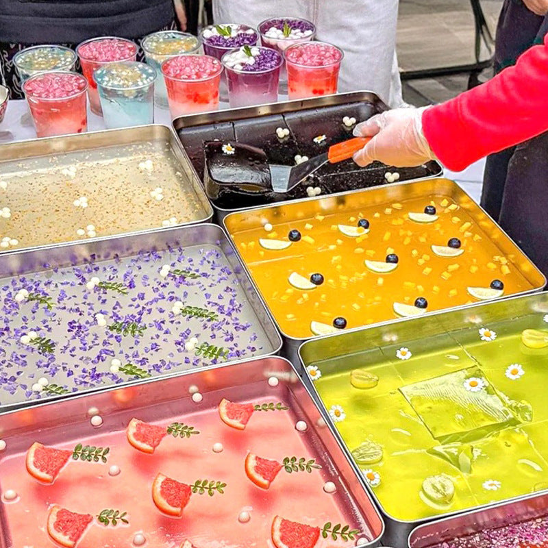 Recipiente de Alimentos em Aço Inoxidável 304(25 x 20 x 6 cm)