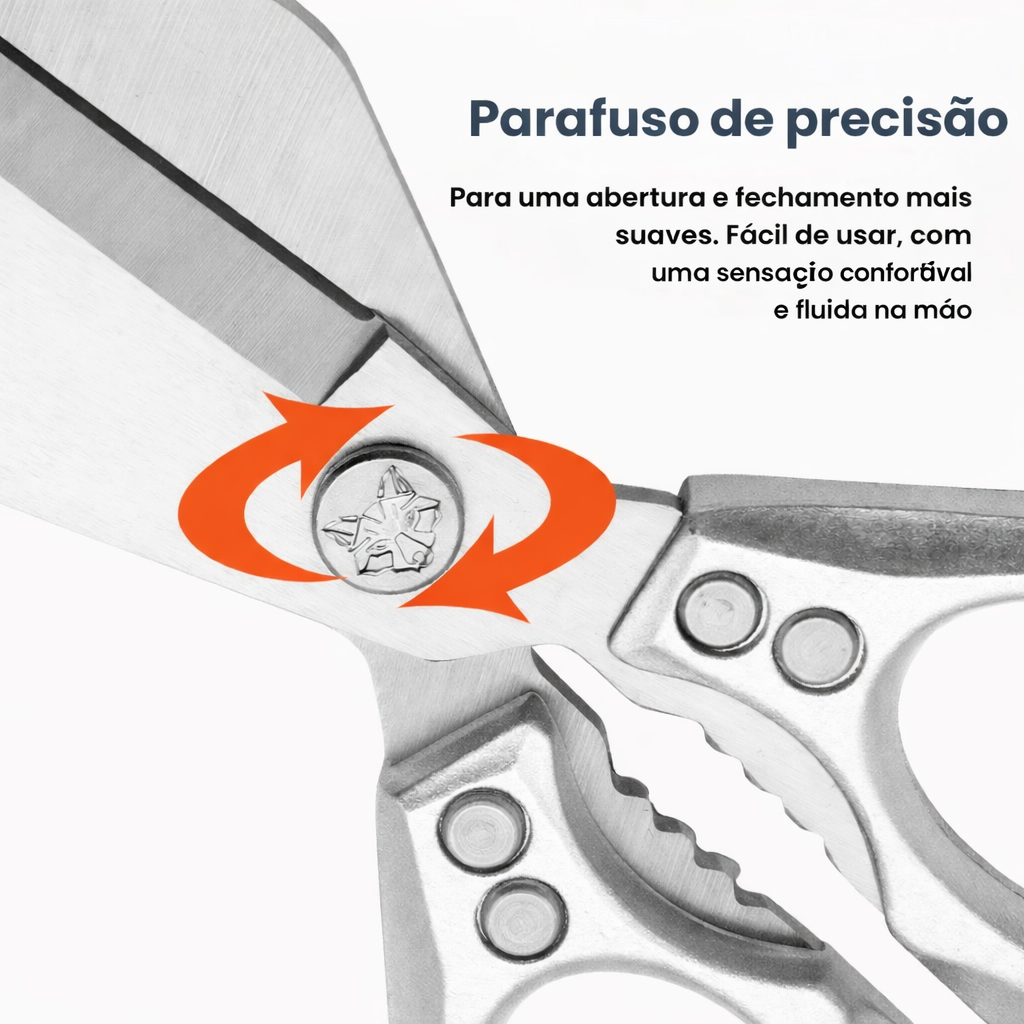 70% DE DESCONTO | Tesouras grandes com lâmina em formato de diamante, feitas de aço inoxidável maciço importado da Alemanha