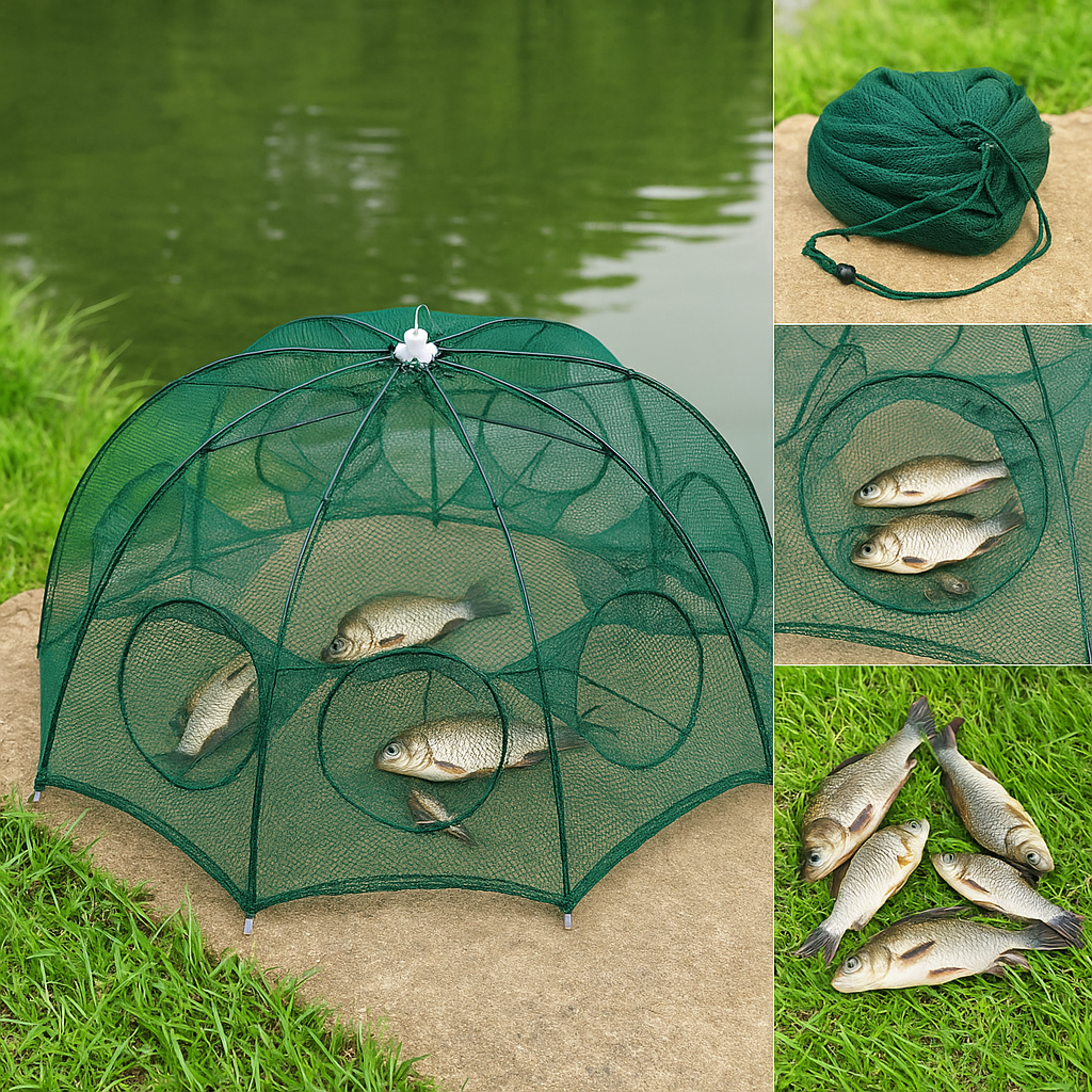 Apanhar Peixes Sem Esforço - A Melhor Gaiola De Rede De Pesca!