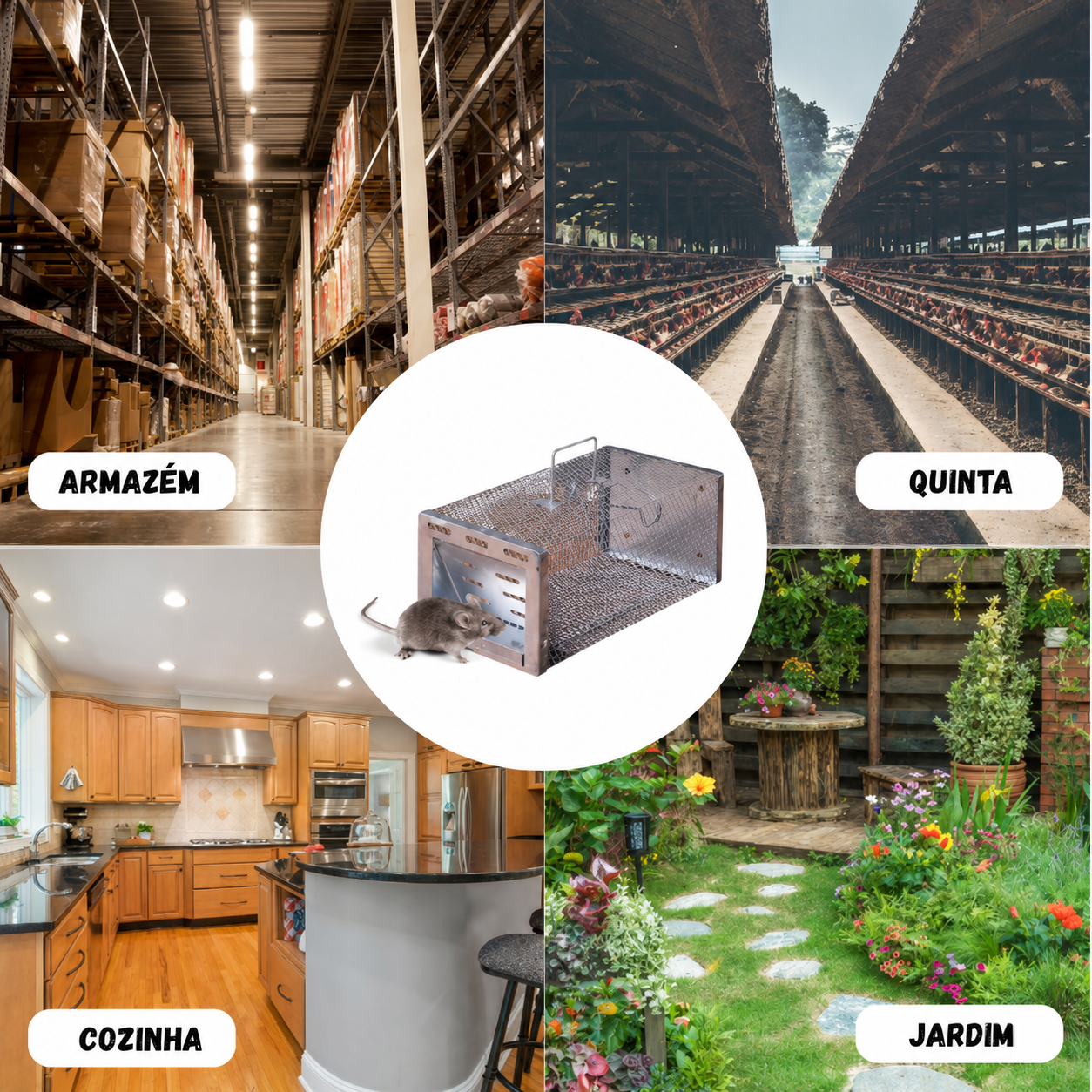 Locais recomendados para utilizar a armadilha